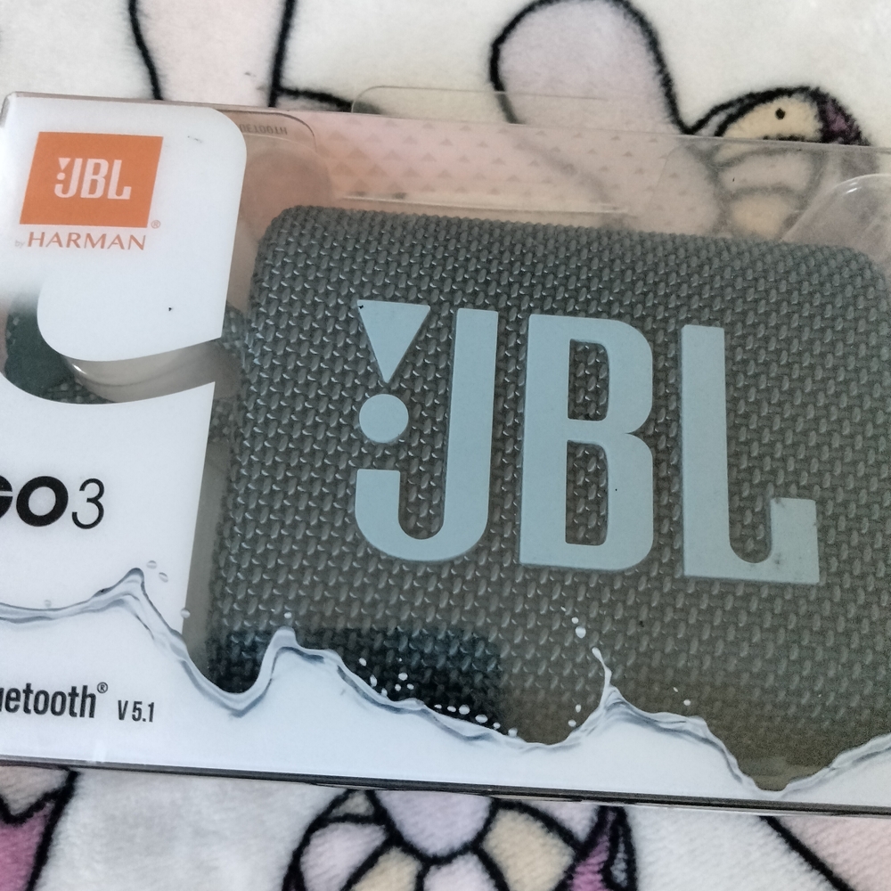 JBL Go 3 Bluetooth Speaker - Gray